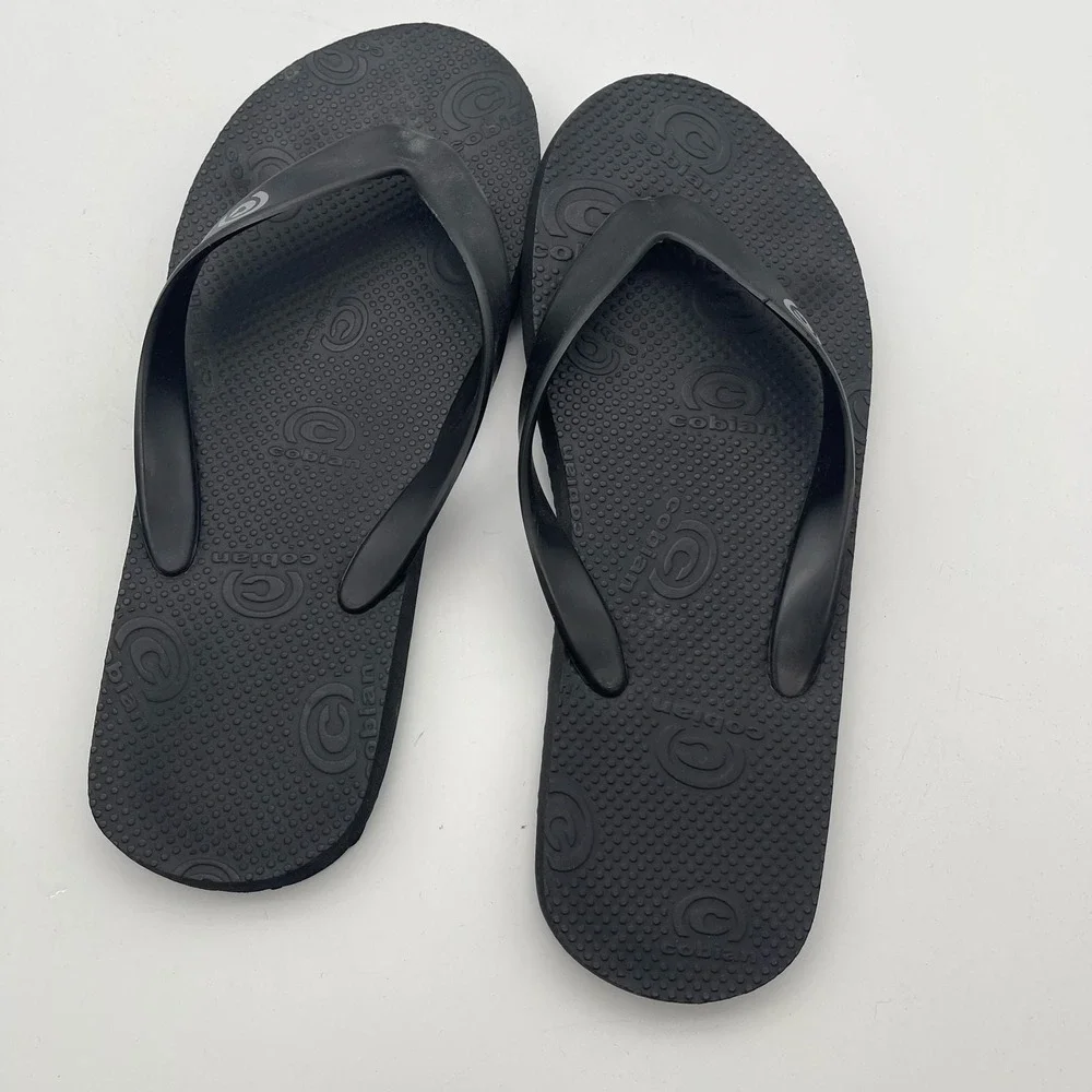 Cobian Mens Aqua Pod Water Friendly Flip Flops Black Sandal 10 12345
